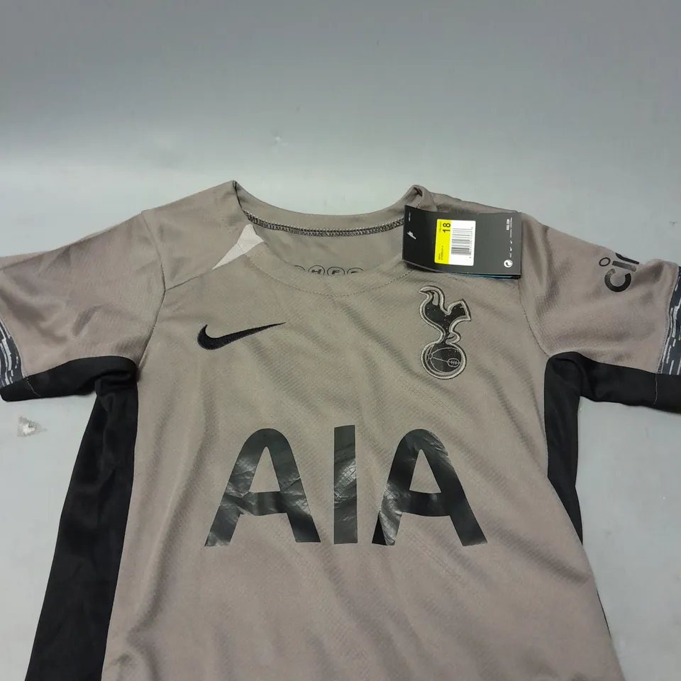 NIKE TOTTENHAM BROWN FOOTBALL SHIRT - ELODIE 18 - KIDS SIZE 18