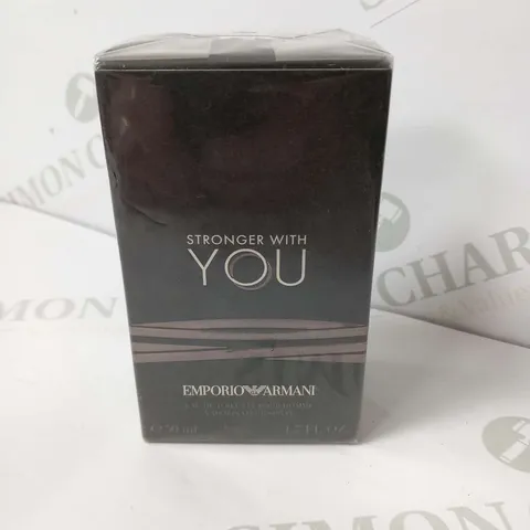 BOXED AND SEALED EMPORIO ARMANI STRONGER WITH YOU EAU DE TOILETTE 50ML