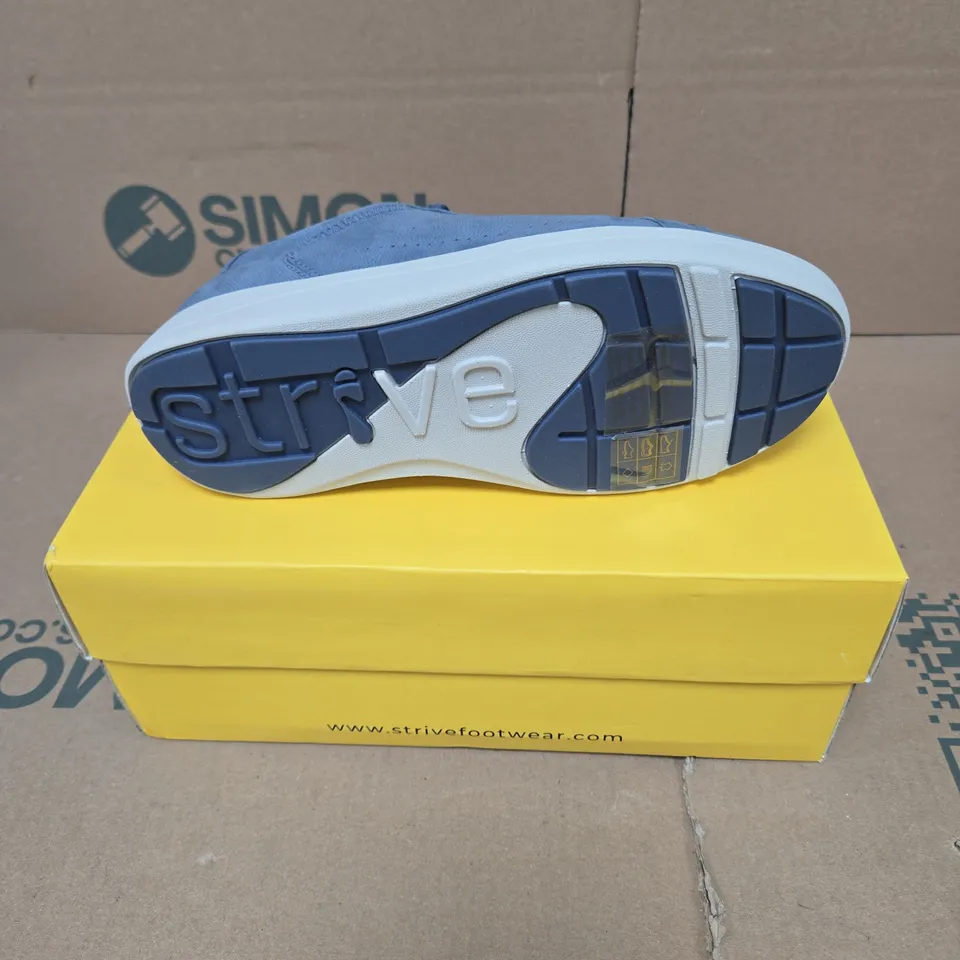 STRIVE DAKOTA DENIM TRAINERS UK 3 BOXED