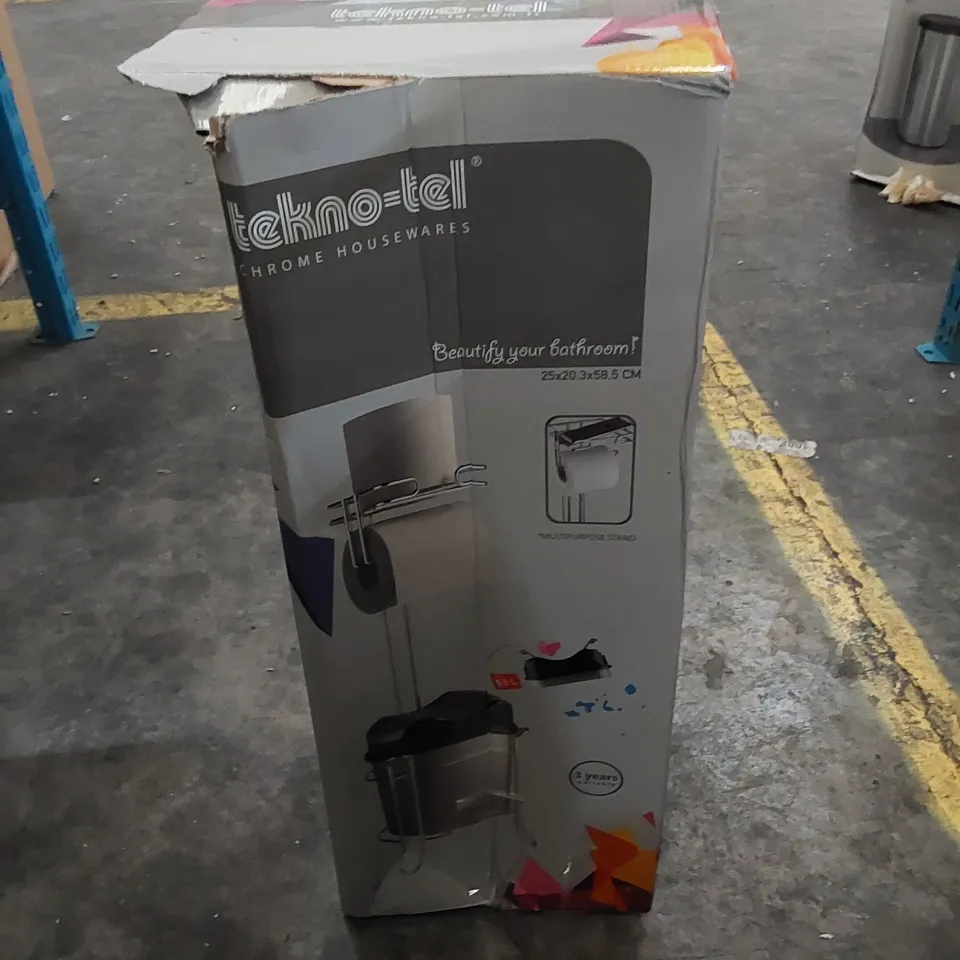 BOXED TOILET HOLDER WITH PLASTIC DUST BIN