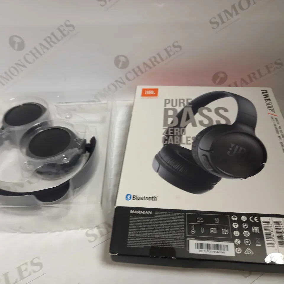 UNBOXED JBL TUNE 500BT ON-EAR WIRELESS BLUETOOTH HEADPHONES RRP £49.99