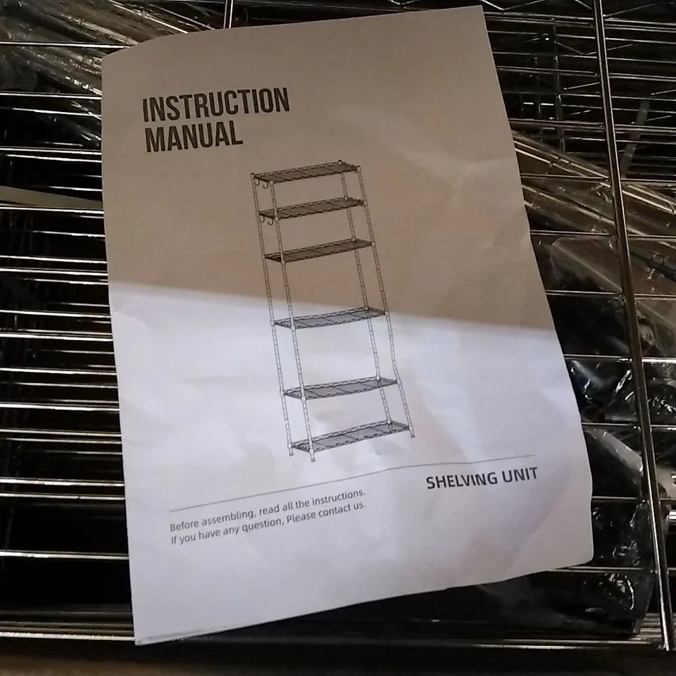 A BOXED METAL STORAGE RACKING UNIT 