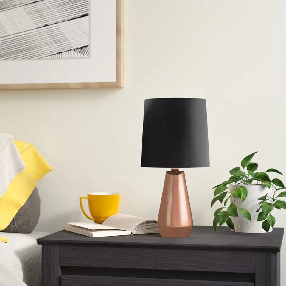 BOXED DOMINIC 34.5CM TABLE LAMP SET