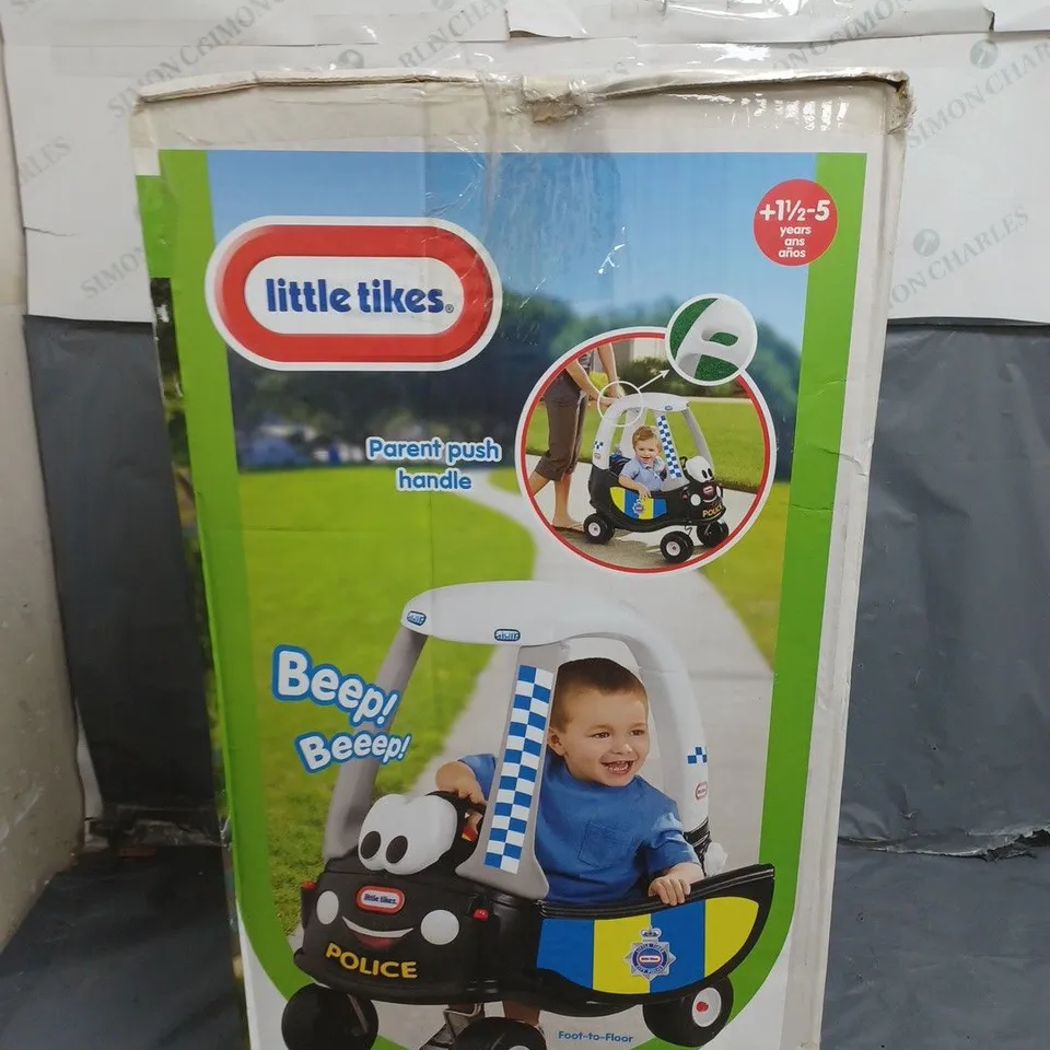BOXED LITTLE TIKES POLICE PATROL CAR RRP £69.99