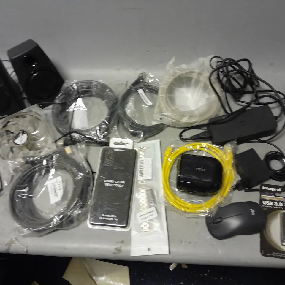 APPROXIMATELY 20 ASSORTED ELECTRICAL GOODS TO INCLUDE ARLO CAMERA, LOGITECH MOUSE, AND LOGITECH SPEAKERS ETC.