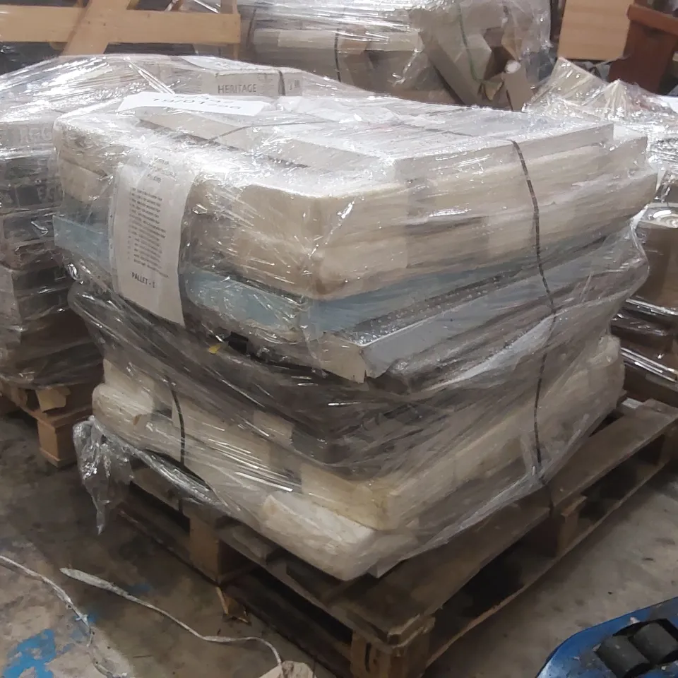 PALLET CONTAINING APPROXIMATELY 14x STONE RESIN SHOWER TRAYS