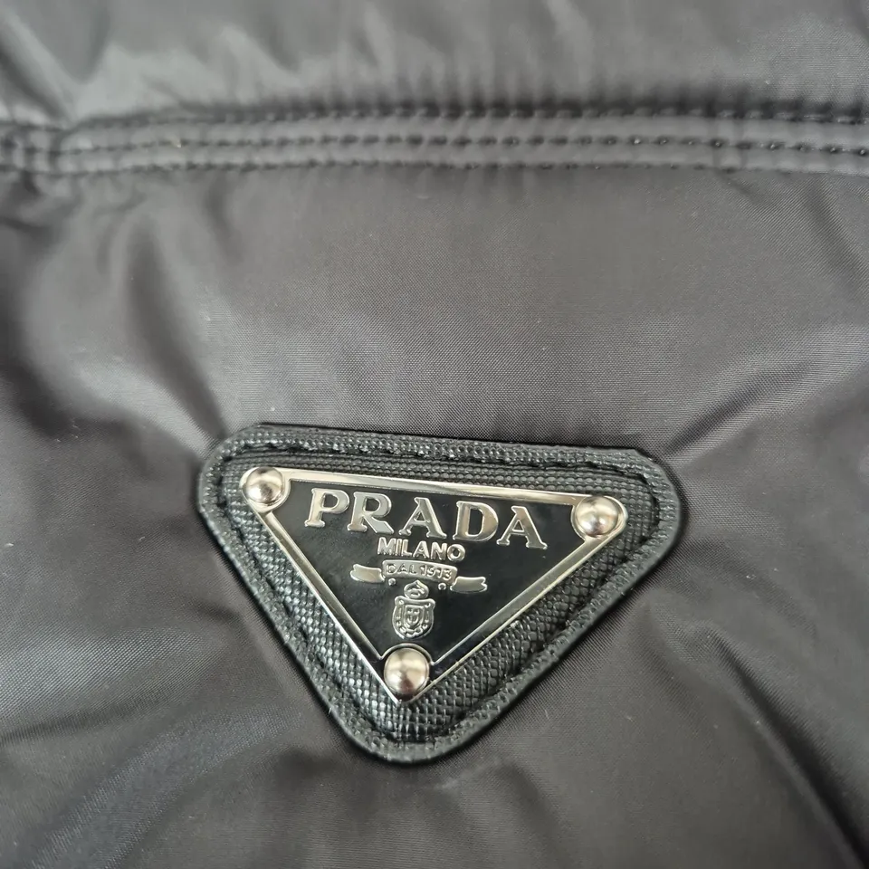 PRADA FULL ZIP PADDED COAT - SIZE L 