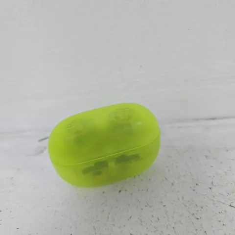 JLAB NEON GREEN WIRELESS EARBUDS IN CASE 