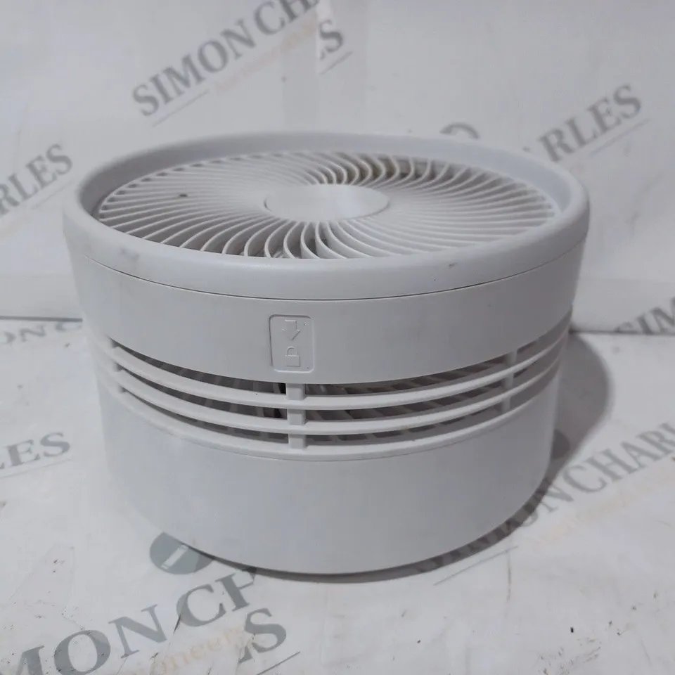 BELL & HOWELL OSCILLATING FOLDING RECHARGEABLE FAN, WHITE