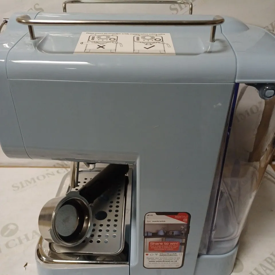 SWAN RETRO ESPRESSO COFFEE MACHINE