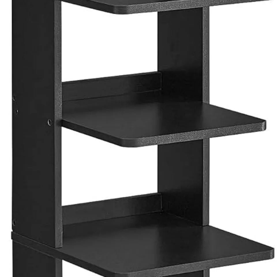 BOXED VASAGLE SLIM SHOE RACK, NARROW SHOE STORAGE ORGANISER - WHITE