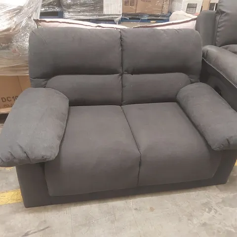 QUALITY DESIGNER 2-SEATER FABRIC UPHOLSTERED SOFA