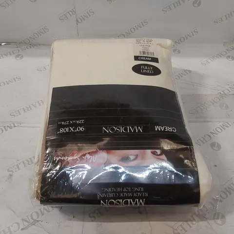 BAGGED NORUSH MADISON EYELET RING TOP CURTAINS (SET OF 2) - 229 x 274cm