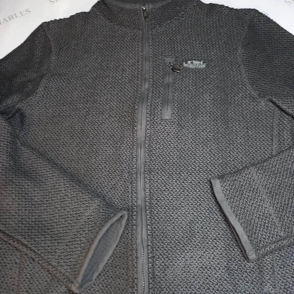 WEIRD FISH TRANSOM FULL ZIP FLEECE SIZE L