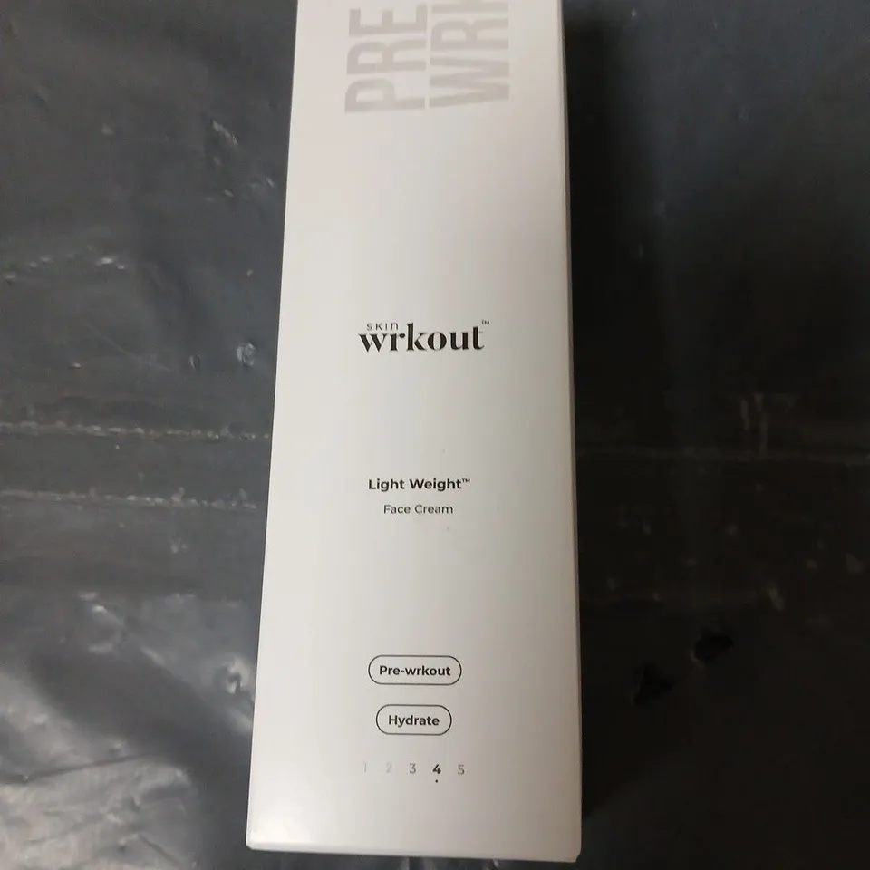 APPROXIMATELY 40 X SKIN WORKOUT LIGHT WEIGHT FACE CREAM – 50ML (PRE-WORKOUT HYDRATE)