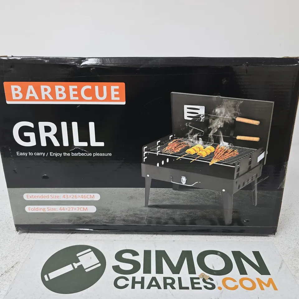 BARBECUE GRILL – PORTABLE OUTDOOR GRILL (BOXED)