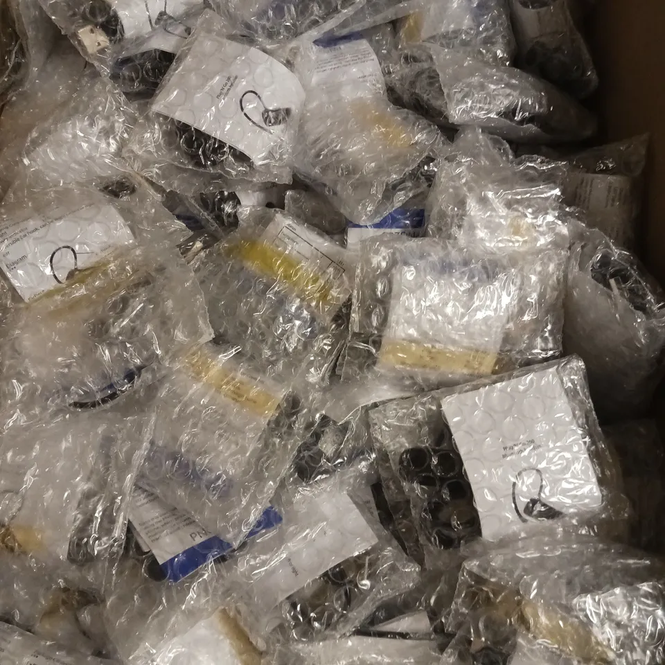 BOX OF APPROX. 100 PLUG N GO 260 BLUETOOTH HEADSET 