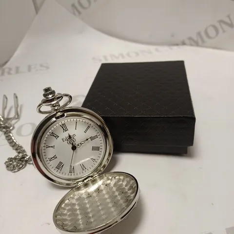 MENS EDISON POCKET WATCH WITH CHAIN