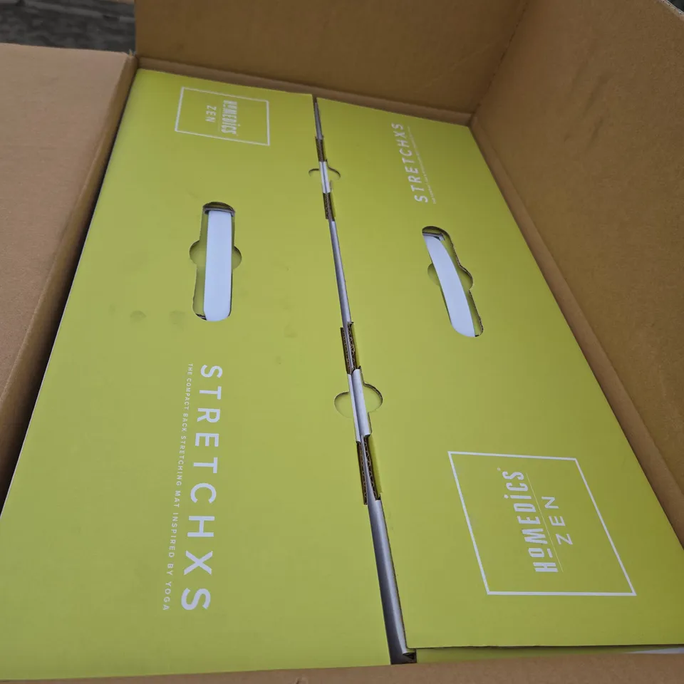 SET OF 2 BOXED HOMEDICS STRETCH XS COMPACT BACK STRETCHING MAT 