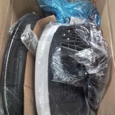 BOXED SWIVEL OFFICE CHAIR -BLACK-