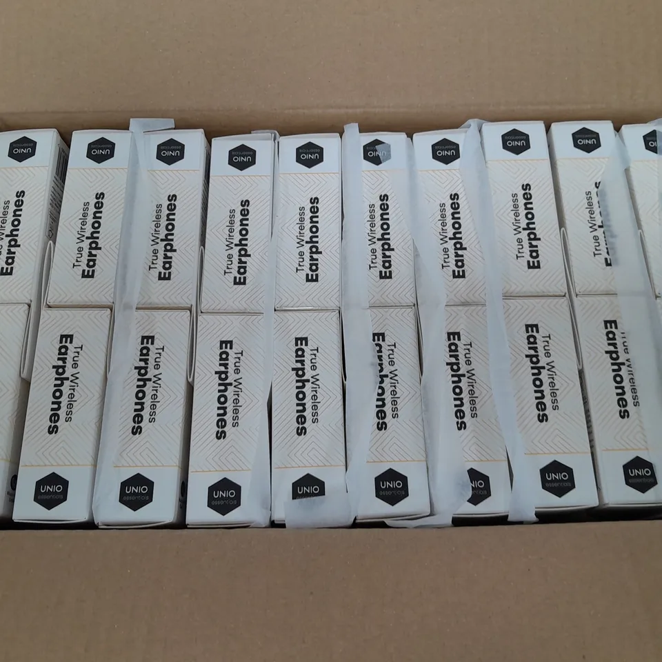 LOT OF 80 BOXED BRAND NEW TRUE WIRELESS EARPHONES - TORT