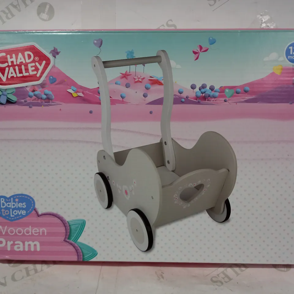 CHAD VALLEY BABIES TO LOVE WOODEN PRAM