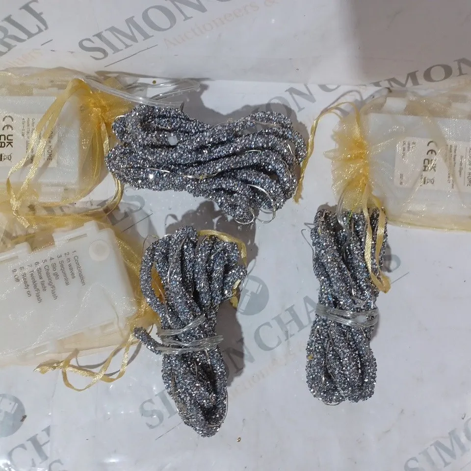 OUTLET ALISON CORK 2M INDOOR/OUTDOOR PRE-LIT GLITTER ROPE STRANDS