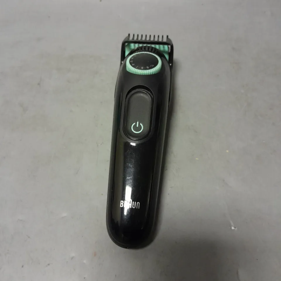 BRAUN 1-10 TRIMMER IN BLACK/MINT