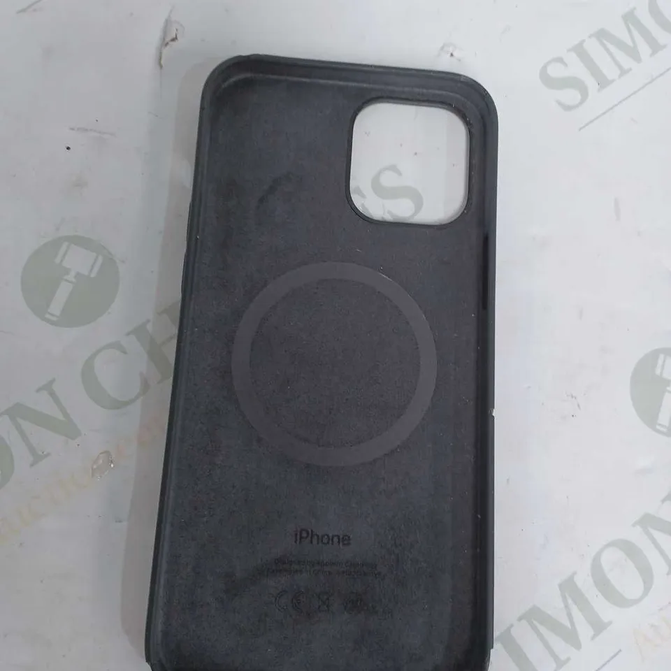 IPHONE 12 PRO MAX SILICONE CASE WITH MAGSAFE - BLACK
