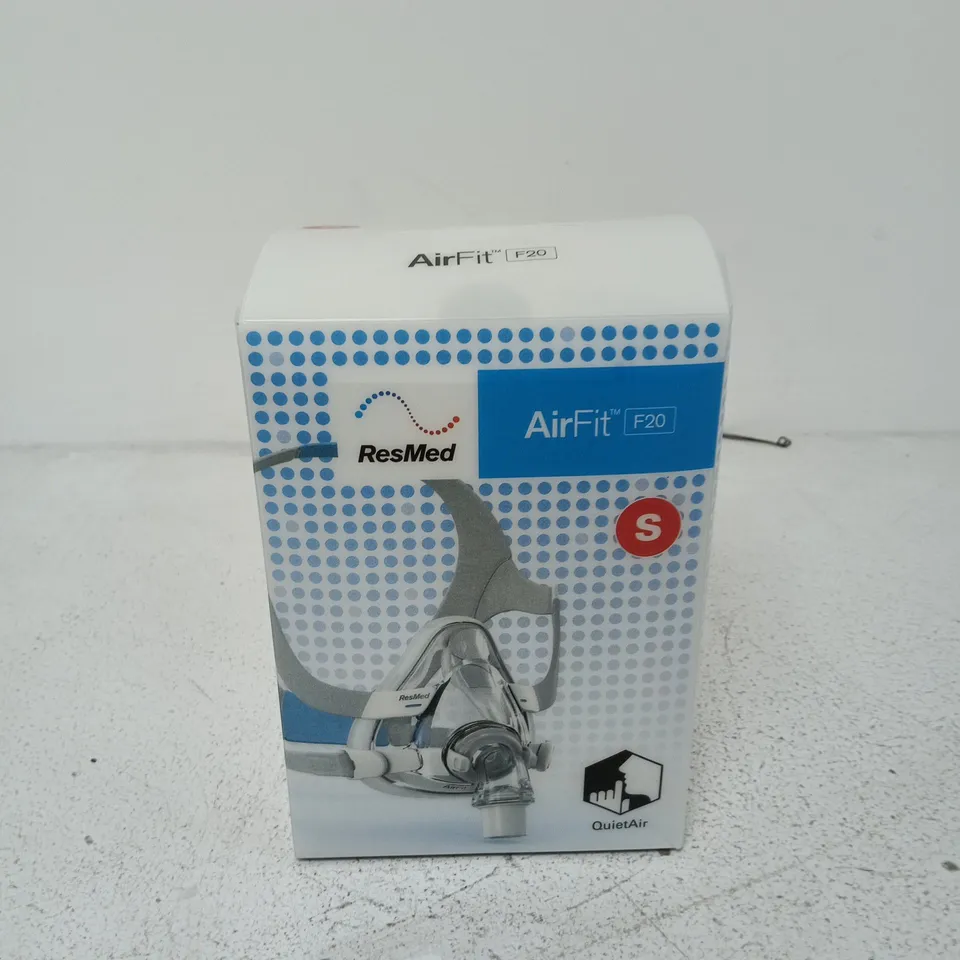 BOXED RESMED AIRFIT F20 MASK - SMALL