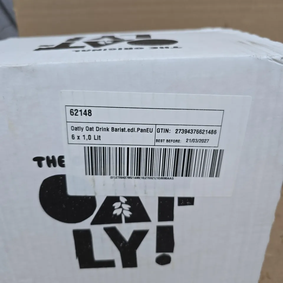 OATLY BARISTA EDITION OAT DRINK 6 X 1L – BOXED