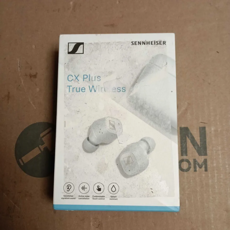 SENNHEISER CX PLUS TRUE WIRELESS EARBUDS WITH CHARGING CASE – WHITE (BOXED)