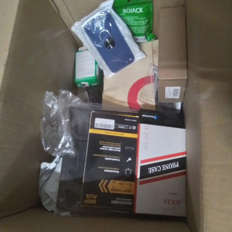 BOX OF ASSORTED ELECTRICAL GOODS TO INCLUDE;LED STRIP LIGHTS, EVIL DEAD RISE BLUERAY, WIRELESS EAR BUDS ETC