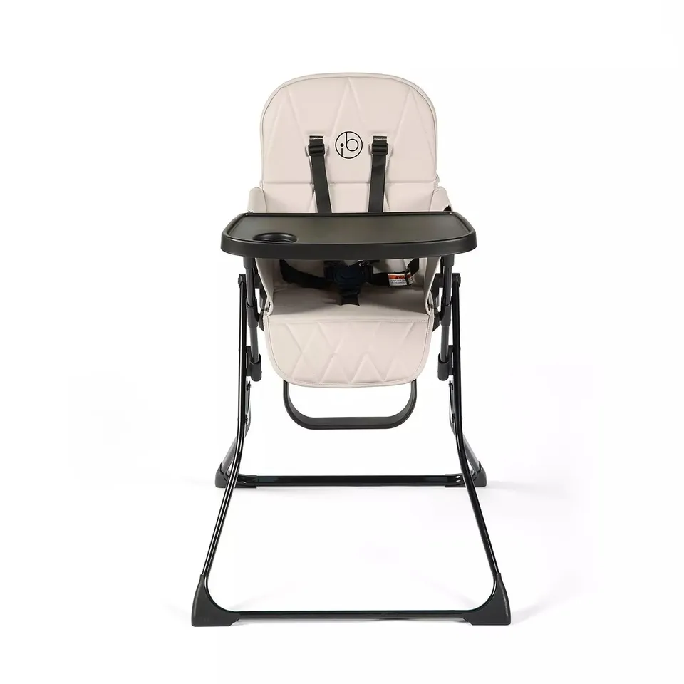 BOXED FLIP MAGIC FOLDABLE HIGH CHAIR IN PEARL GREY