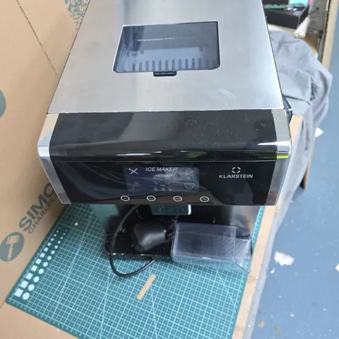 KLARSTEIN ICE MAKER / ICE & WATER DISPENSER – COUNTERTOP APPLIANCE