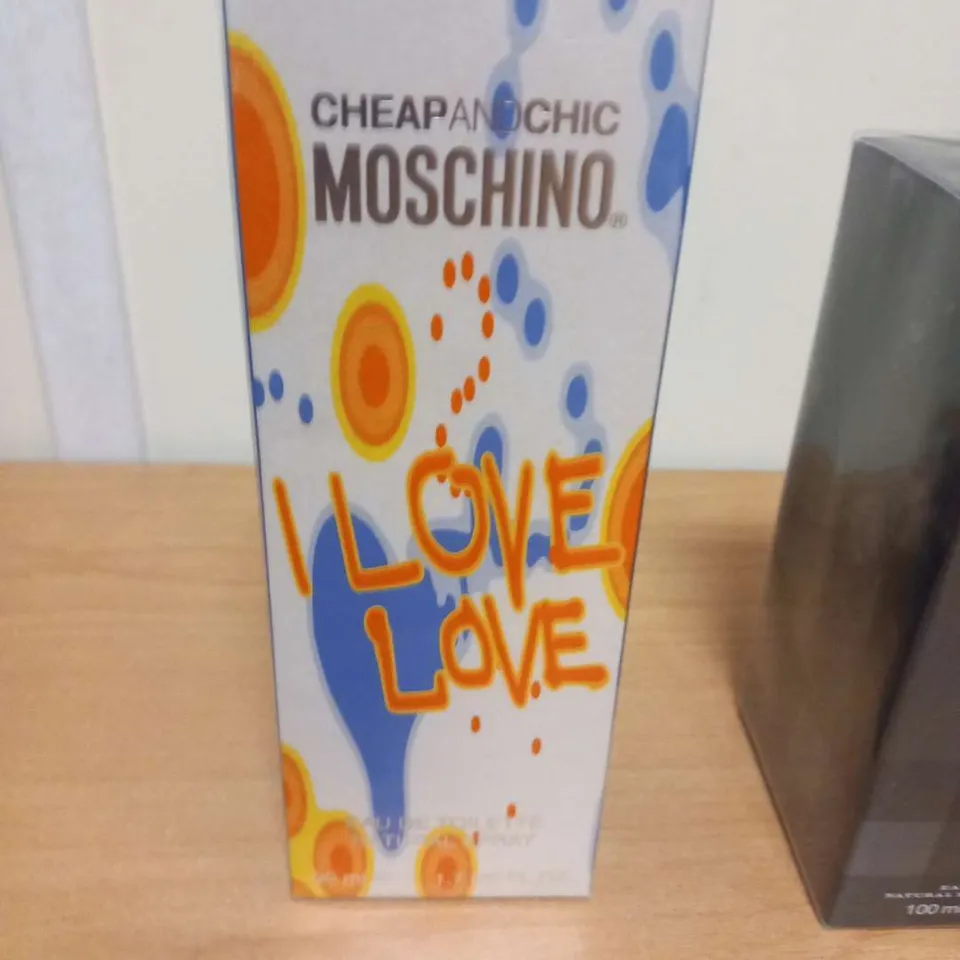 BOXED AND SEALED CHEAP AND CHIC MOCHINO I LOVE LOVE EAU DE TOILETTE 50ML