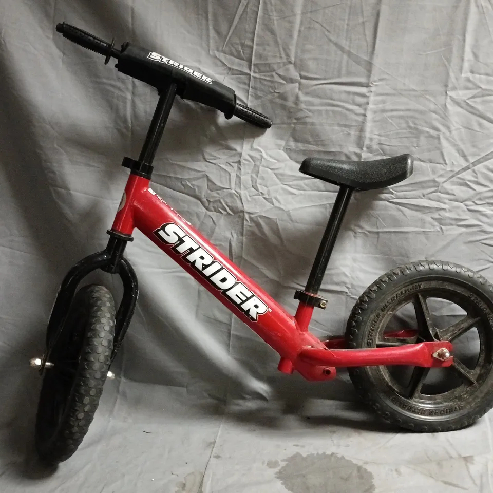 STRIDER KID'S BALANCE BIKE IN RED