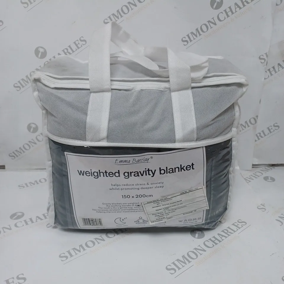 EMMA BARCLAY WEIGHTED GRAVITY BLANKET - 150 X 200CM 6.8KG
