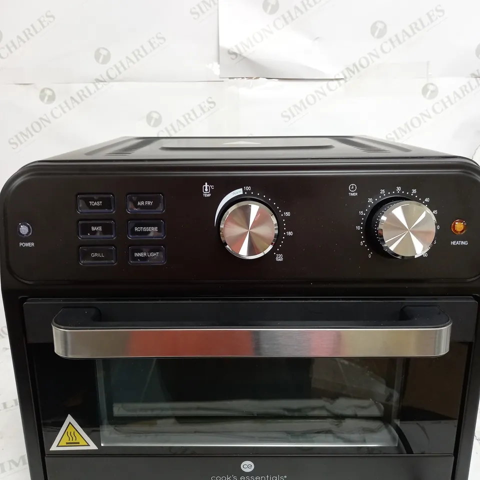 COOK'S ESSENTIAL 21-LITRE AIRFRYER OVEN IN BLACK