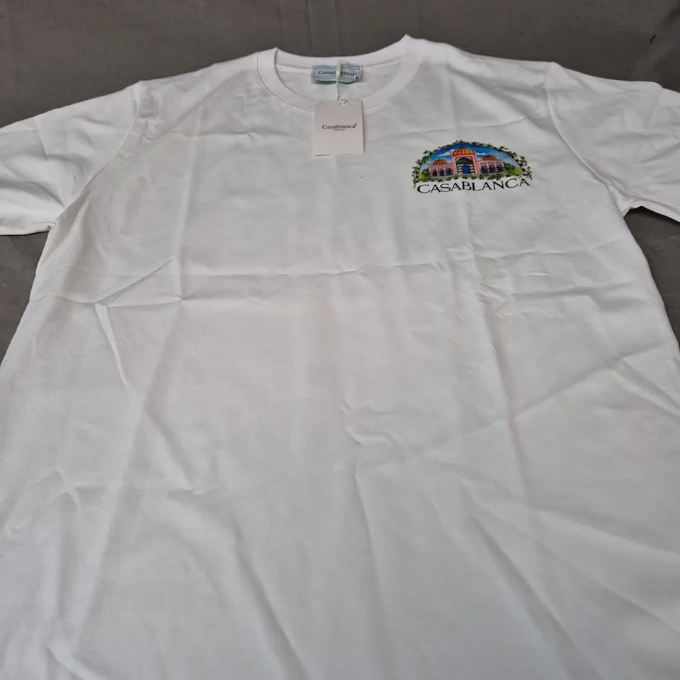 CASABLANCA TENNIS CLUB T-SHIRT SIZE M