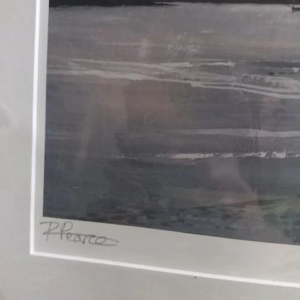 MOUNTED AND SIGNED RICHARD PEARCE PRINT