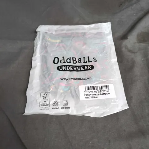 ODDBALLS UNDERWEAR FANCY PANTS BAMBOO BOXER – SIZE M