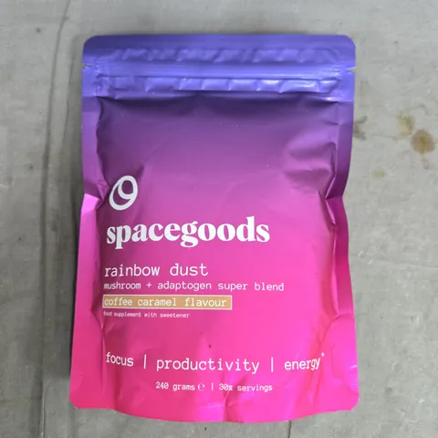 SPACEGOODS RAINBOW DUST MUSHROOM + ADAPTOGEN SUPER BLEND β COFFEE CARAMEL FLAVOUR