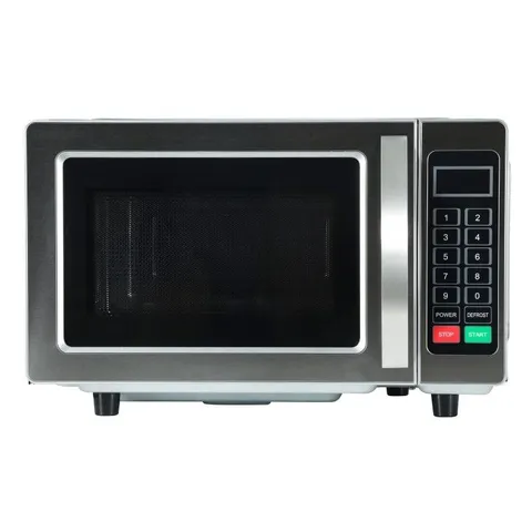 BOXED ELECTRIQ EIQ25CMMW FREESTANDING 25L 1000W FLATBED COMMERCIAL STYLE MICROWAVE STAINLESS STEEL