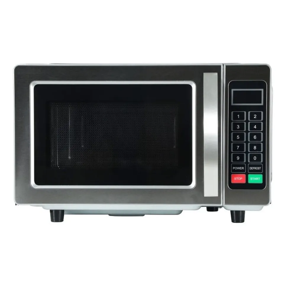 BOXED ELECTRIQ EIQ25CMMW FREESTANDING 25L 1000W FLATBED COMMERCIAL STYLE MICROWAVE STAINLESS STEEL