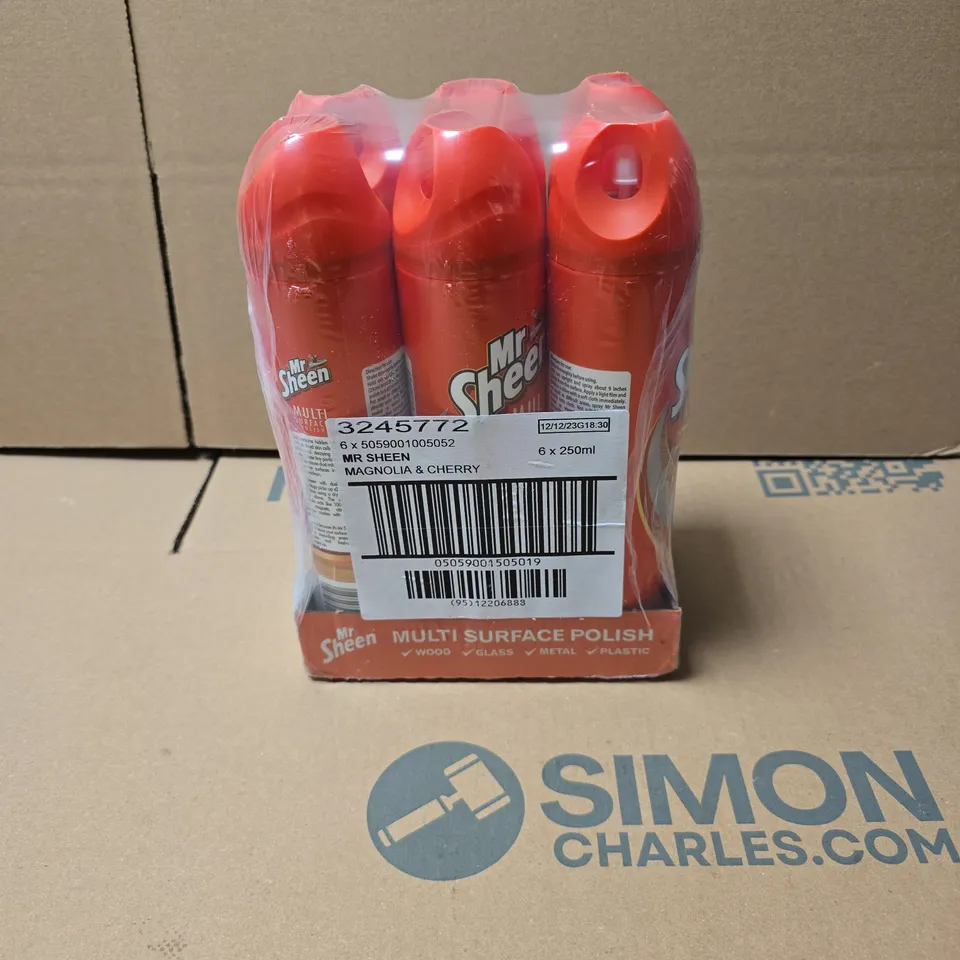 MR SHEEN MAGNOLIA AND CHERRY X 6 250ml