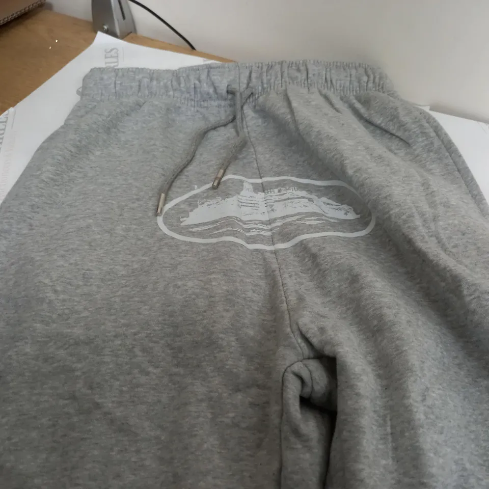 CORTEZ RULE THE WORLD TRACKSUIT BOTTOMS IN GREY - MEDIUM