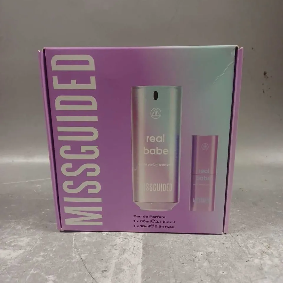 BOXED MISSGUIDED REAL BABE EAU DE PARFUM GIFT SET