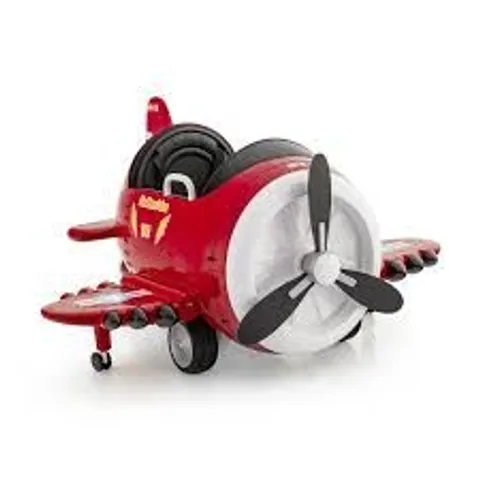 BOXED COSTWAY RED KIDS RIDE ON ELECTRIC AIRPLANE CAR TOY