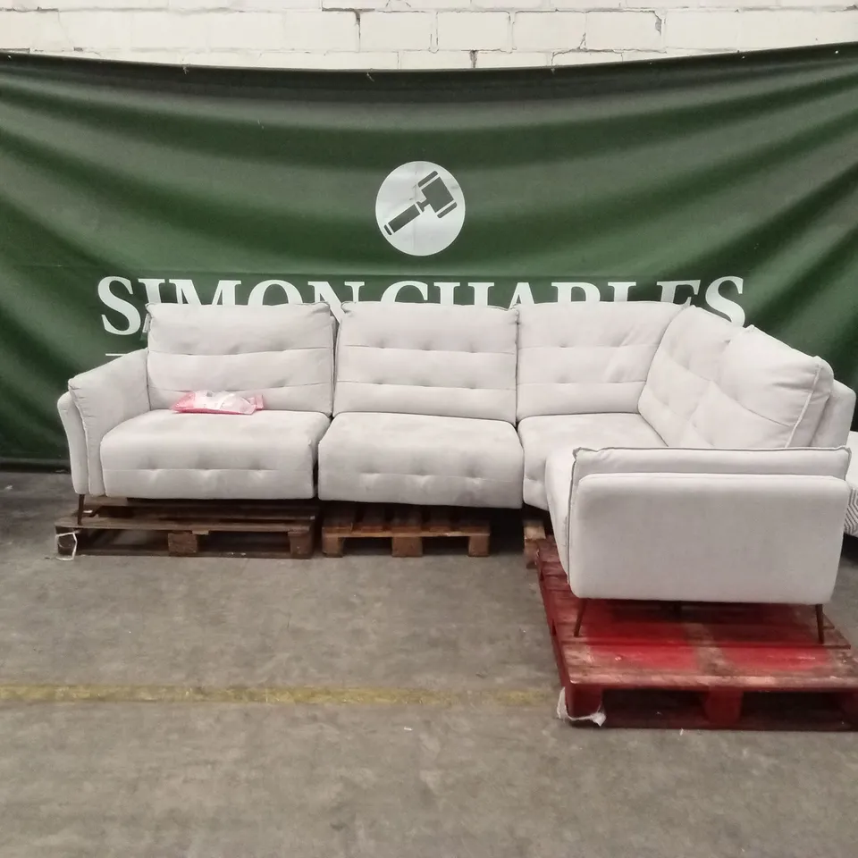 QUALITY DESIGNER ITALIAN MADE BOLZANO ELECTRIC RECLINING CORNER SOFA 